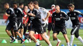 Beşiktaş'ta Alanyaspor maçı hazırlıklarını devam ediyor